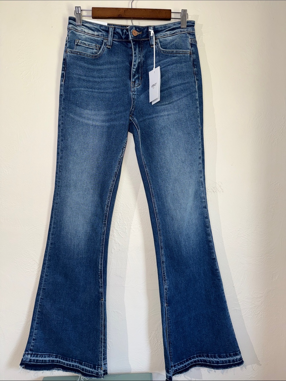 Vervet Bella High Rise Flare Jeans Size 28 NWT